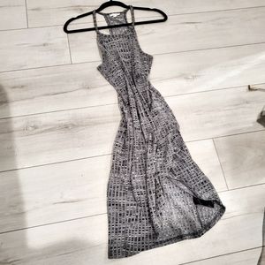 Grey midi dress